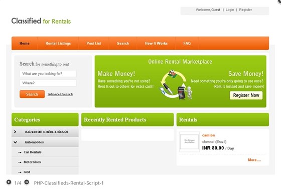 Rental Property Management Software: PHP Classifieds Rental Script